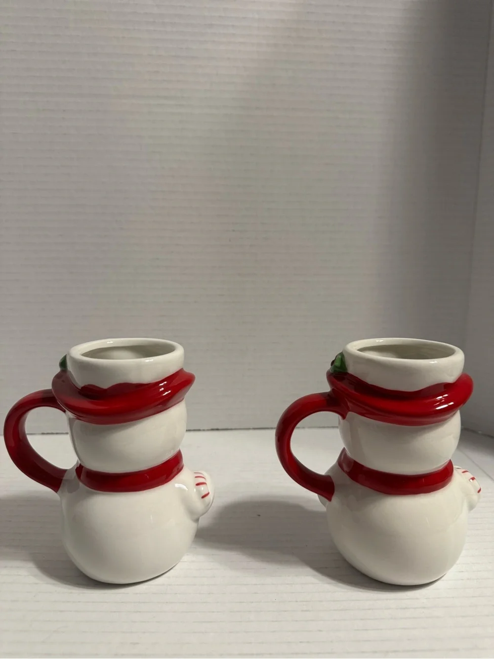 POTTERY BARN Snowman Winter Figural Christmas 3D Vintage Style 5